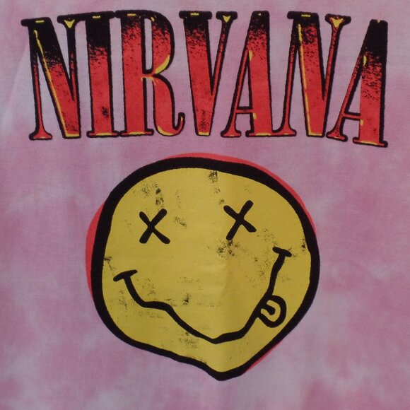 NIRVANA Other - NIRVANA Tie-Dye Graphic Tee MEDIUM NWOT
